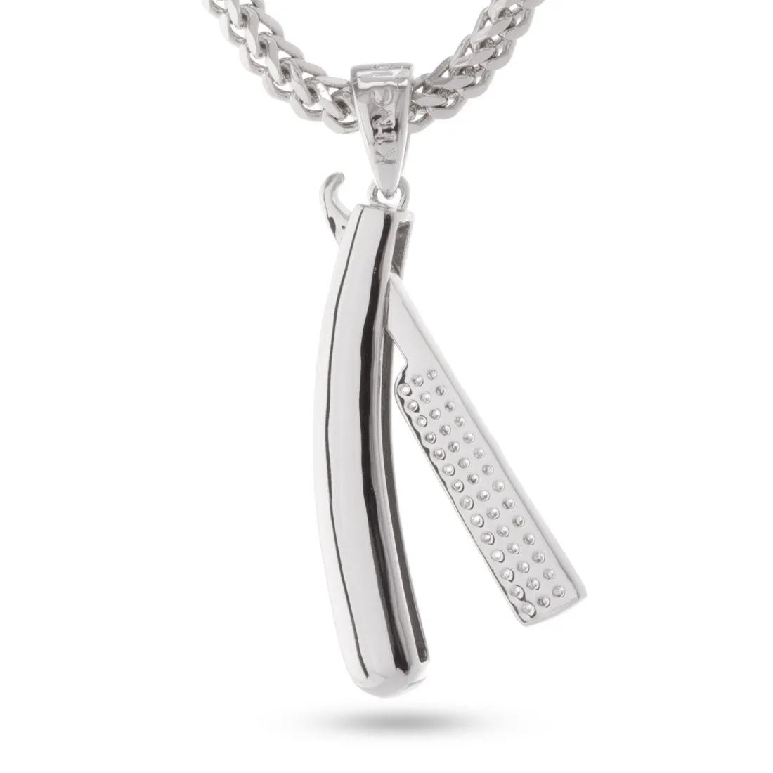 Straight RZR Barber Shop Necklace sold by King Ice product image thumbnail 5