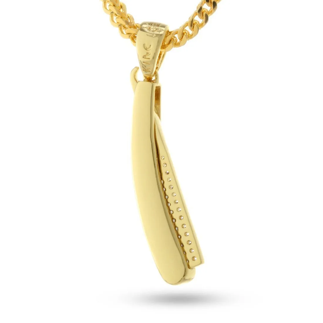 Straight RZR Barber Shop Necklace sold by King Ice product image thumbnail 2
