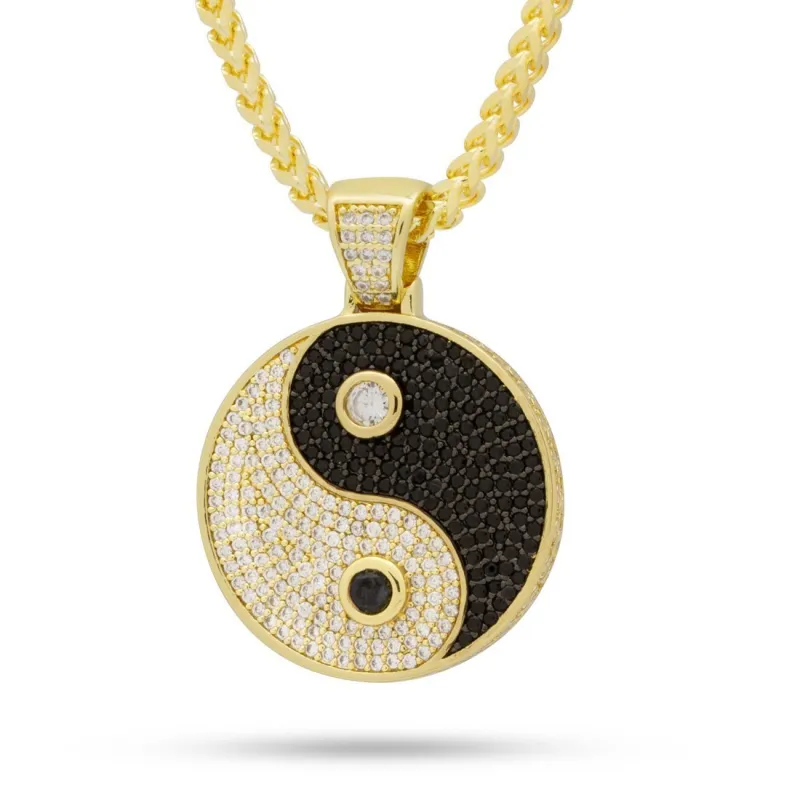 Yin Yang Medallion Necklace sold by King Ice