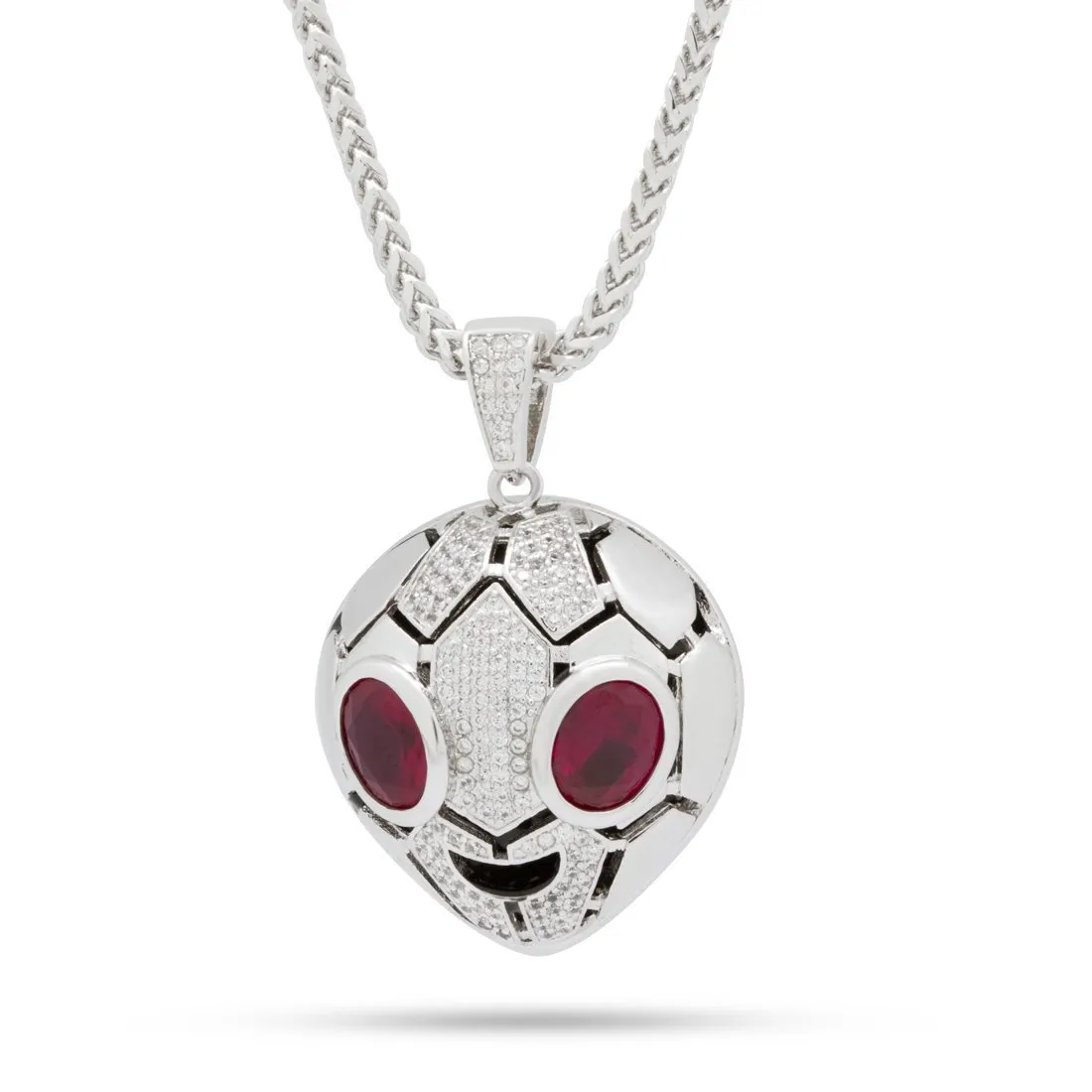 Serpent Alien Emoji Necklace sold by King Ice product image thumbnail 5
