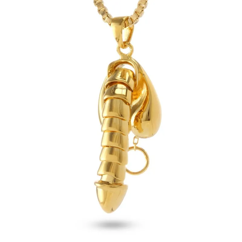 Erotic Erecting Penis Necklace sold by King Ice