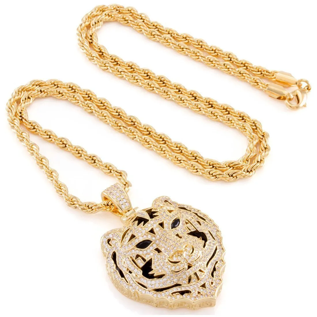 Bengal Tiger Necklace sold by King Ice product image thumbnail 3