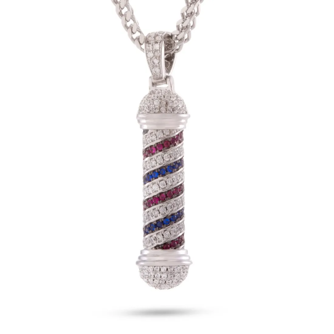 Barber Shop Pole Necklace sold by King Ice product image thumbnail 4