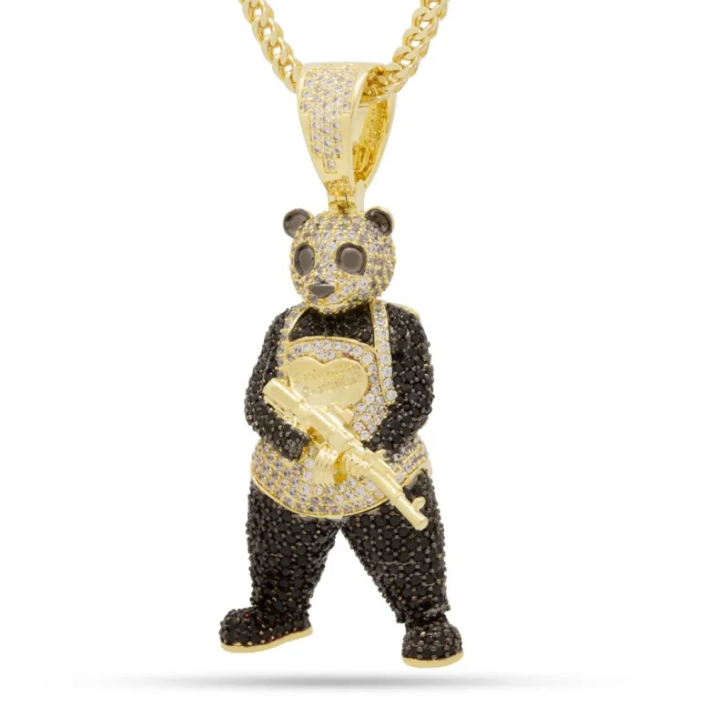 Panda Man Necklace sold by King Ice
