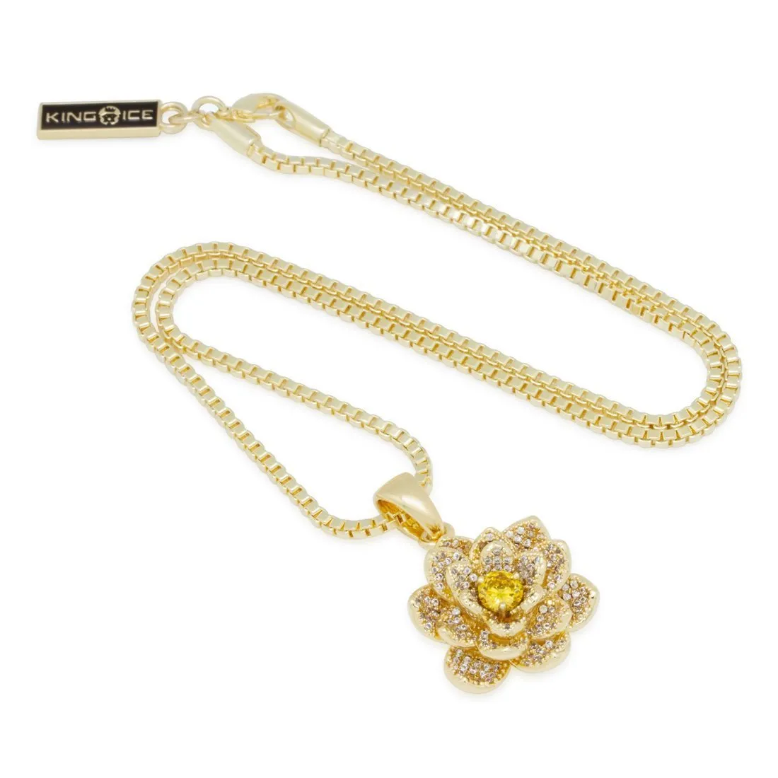 Lotus of Rebirth Necklace sold by King Ice product image thumbnail 3