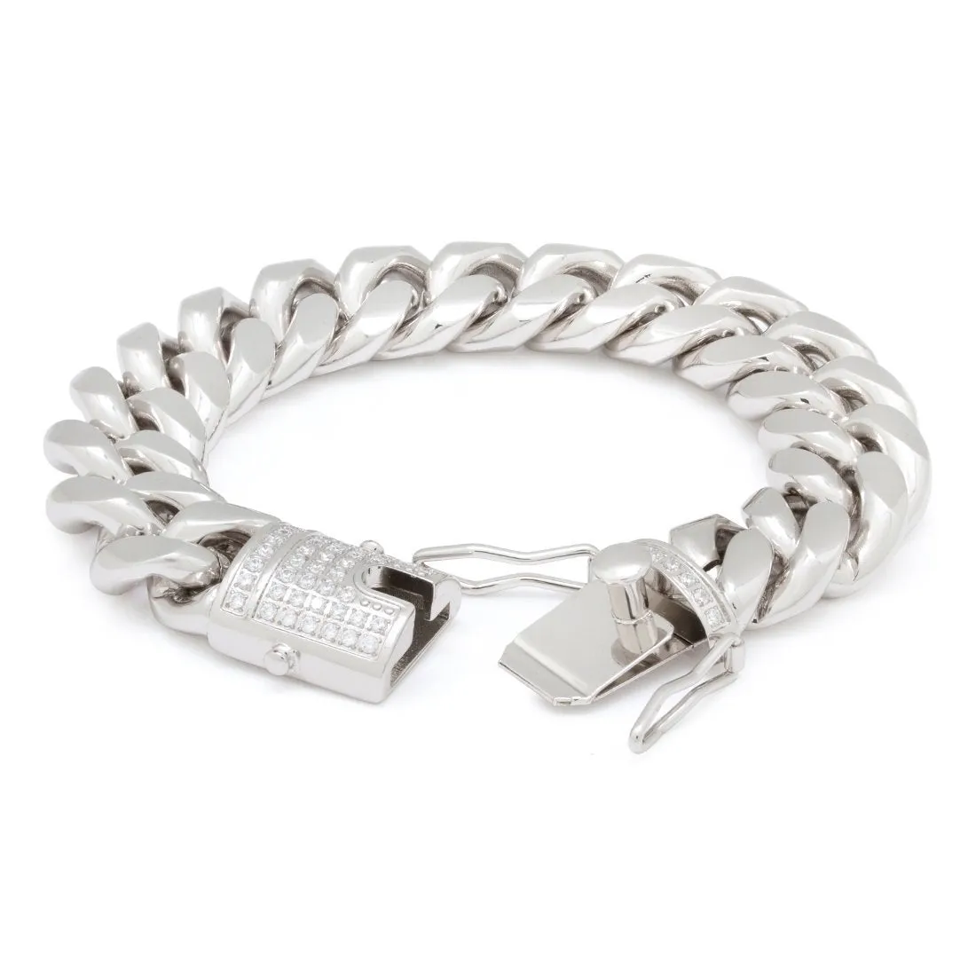 16mm Miami Cuban Link Bracelet sold by King Ice product image thumbnail 4