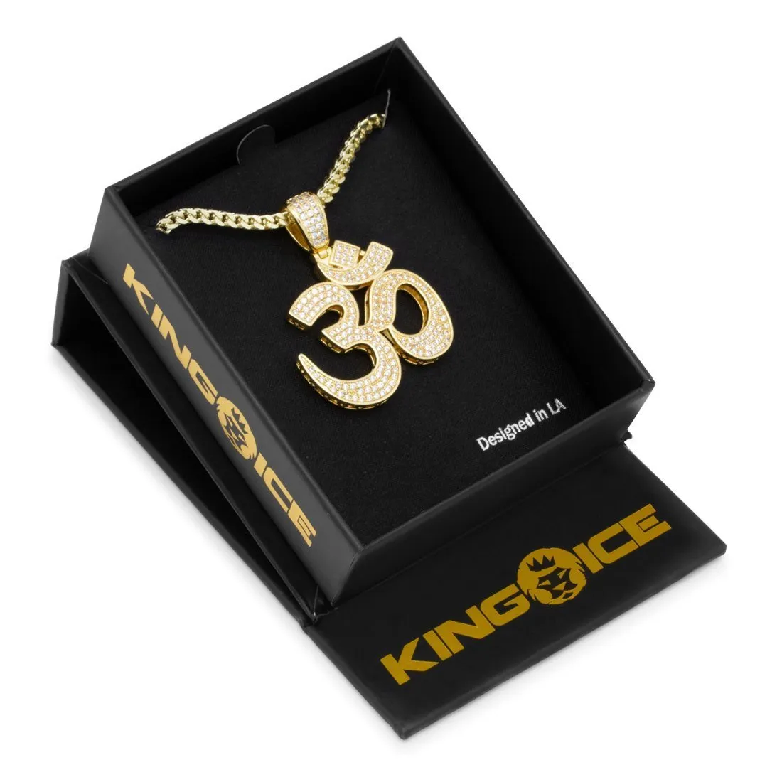 Om Necklace sold by King Ice product image thumbnail 5
