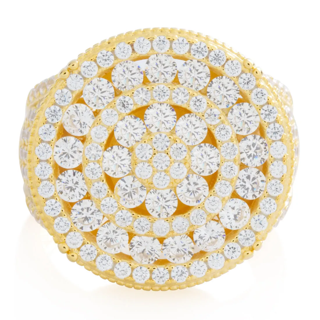 Brilliant-Cut Cluster Ring sold by King Ice product image thumbnail 2