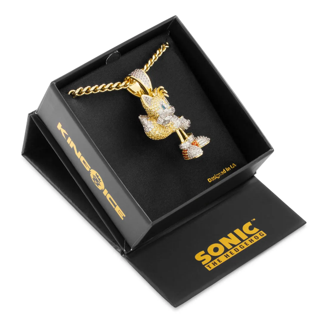 Sonic the Hedgehog x King Ice - Flying Tails Necklace sold by King Ice product image thumbnail 5
