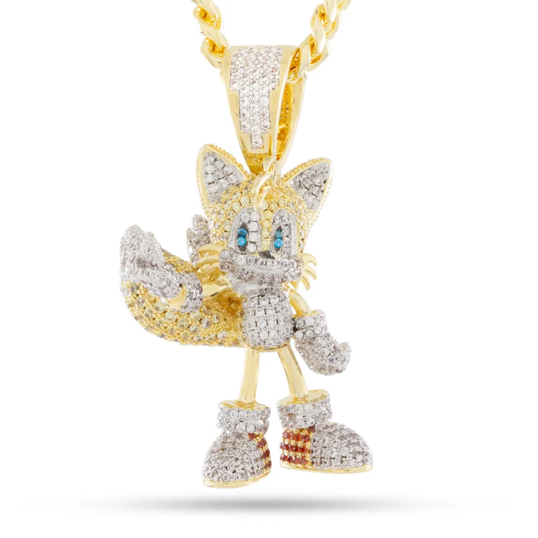 Sonic the Hedgehog x King Ice - Flying Tails Necklace sold by King Ice