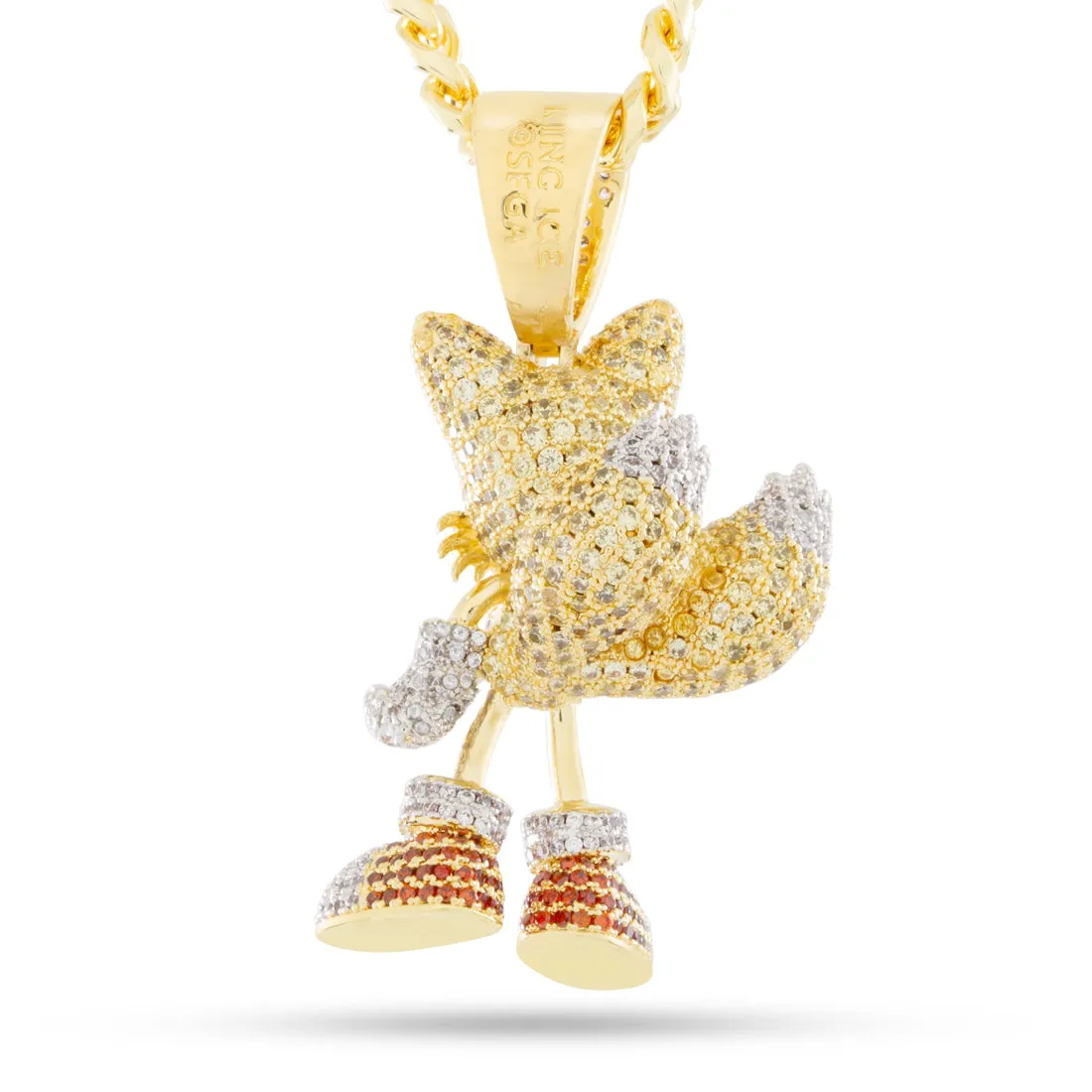 Sonic the Hedgehog x King Ice - Flying Tails Necklace sold by King Ice product image thumbnail 2