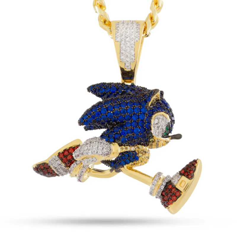 Sonic the Hedgehog x King Ice - Fast Sonic Necklace sold by King Ice