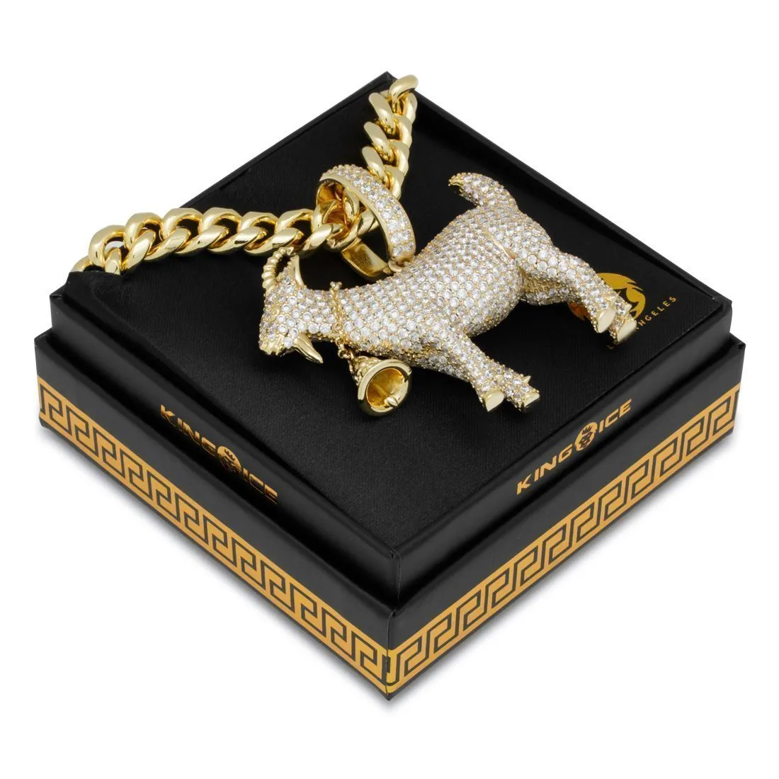 XL GOAT Necklace sold by King Ice product image thumbnail 4