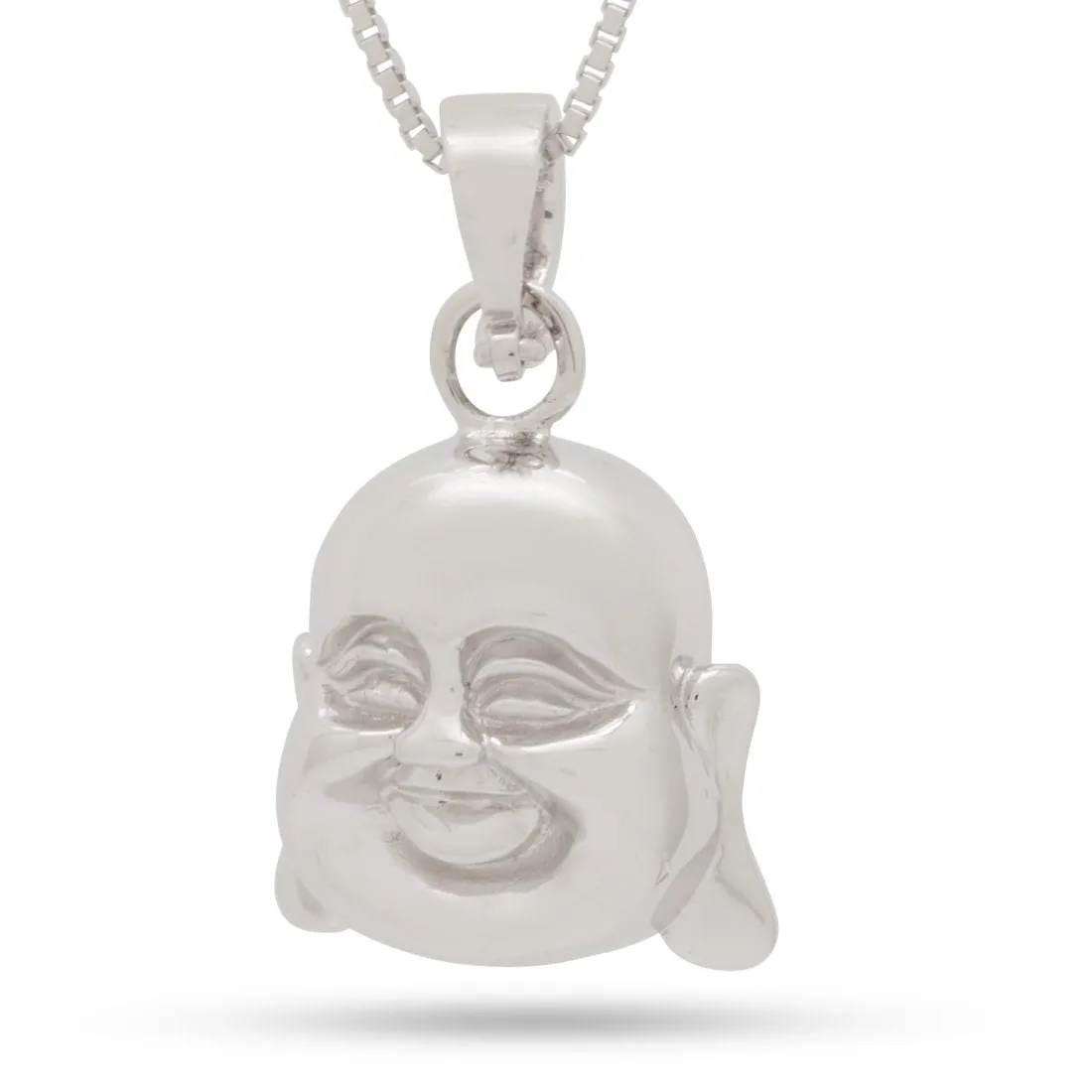 Sterling Silver Buddha of Perception Necklace sold by King Ice product image thumbnail 5