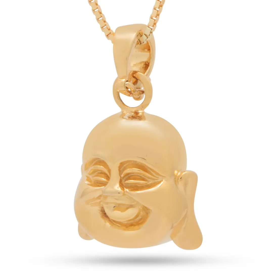 Sterling Silver Buddha of Perception Necklace sold by King Ice