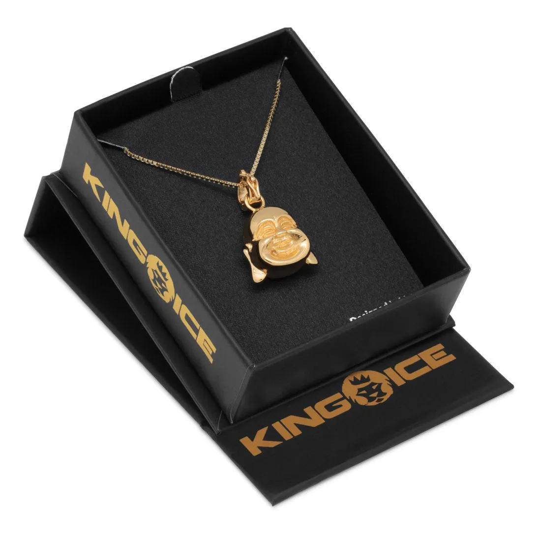 Sterling Silver Buddha of Perception Necklace sold by King Ice product image thumbnail 4