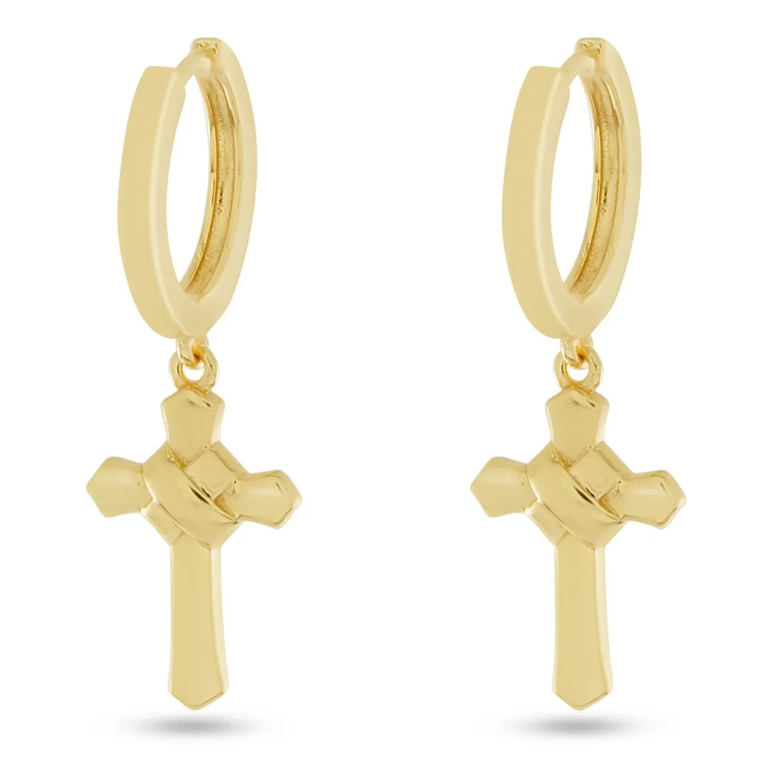 Wrapped Cross Earrings sold by King Ice product image thumbnail 2