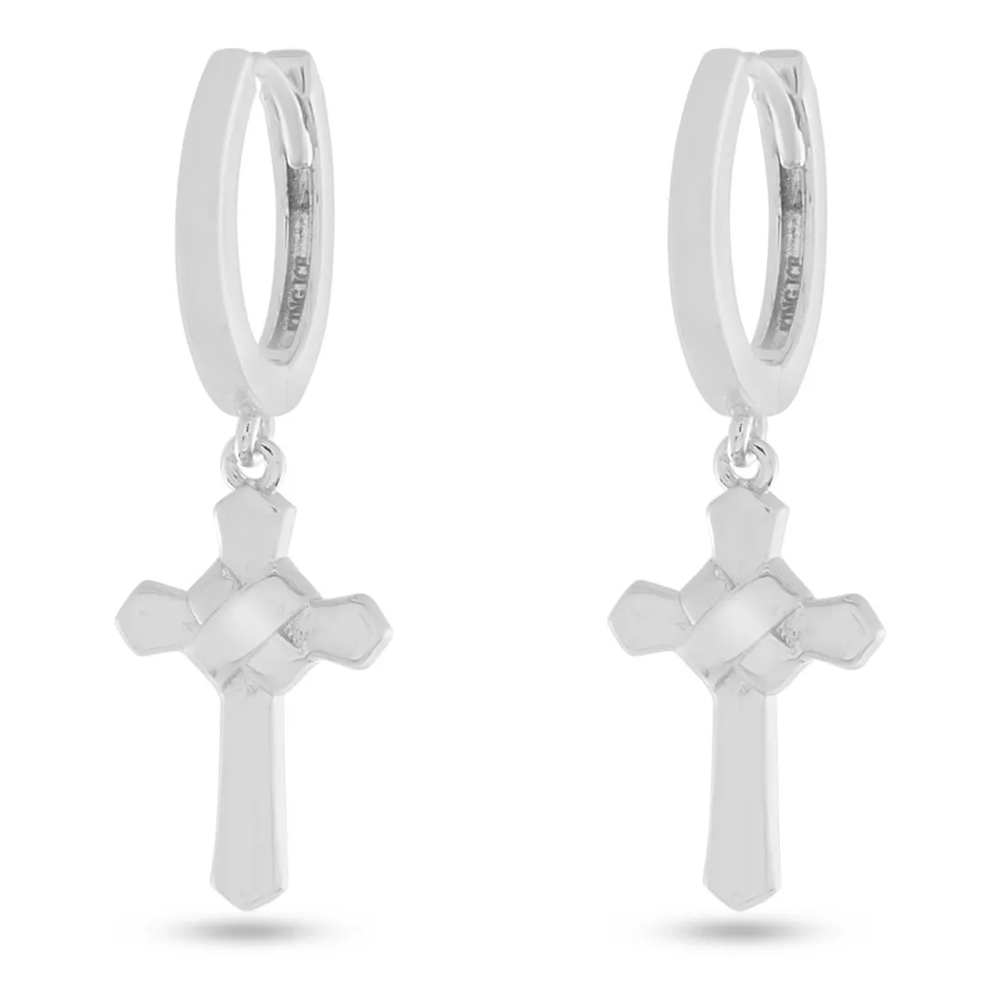 Wrapped Cross Earrings sold by King Ice product image thumbnail 3