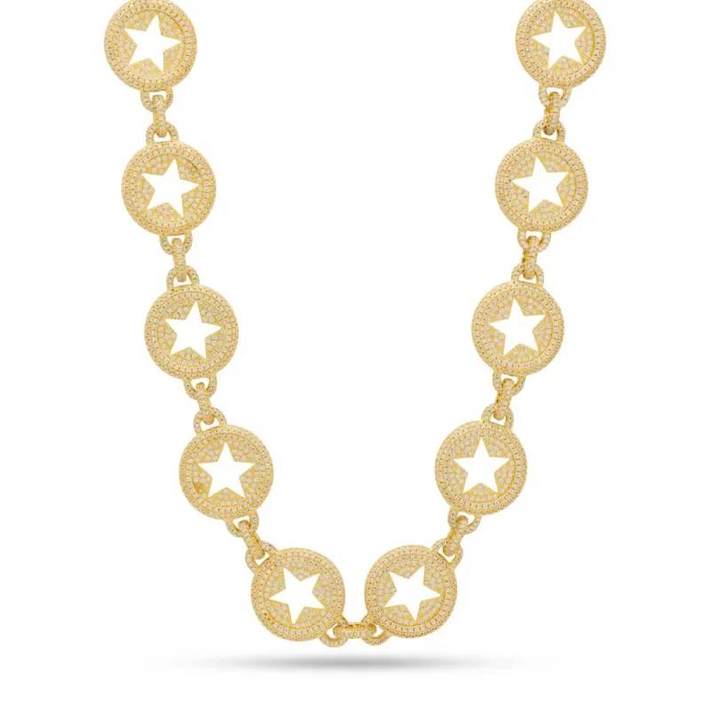 20mm Circled Star Chain sold by King Ice