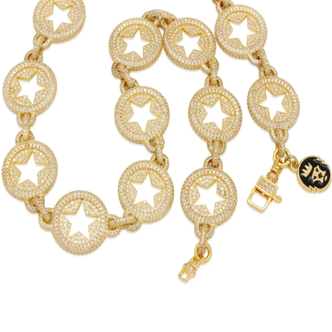 20mm Circled Star Chain sold by King Ice product image thumbnail 4