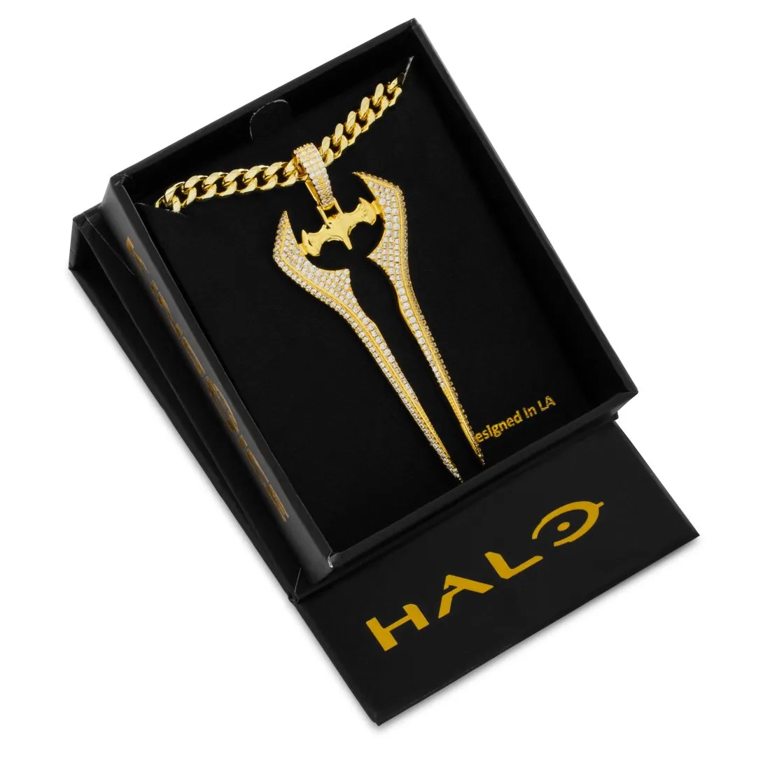 Halo x King Ice - Iced Energy Sword Necklace sold by King Ice product image thumbnail 5