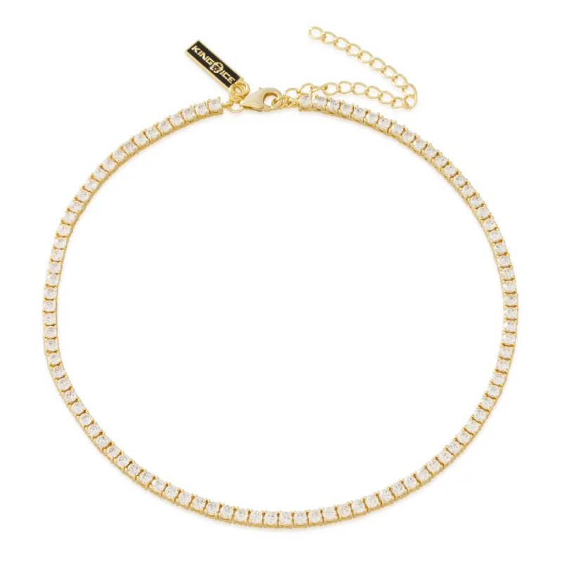 3mm Tennis Choker Chain sold by King Ice