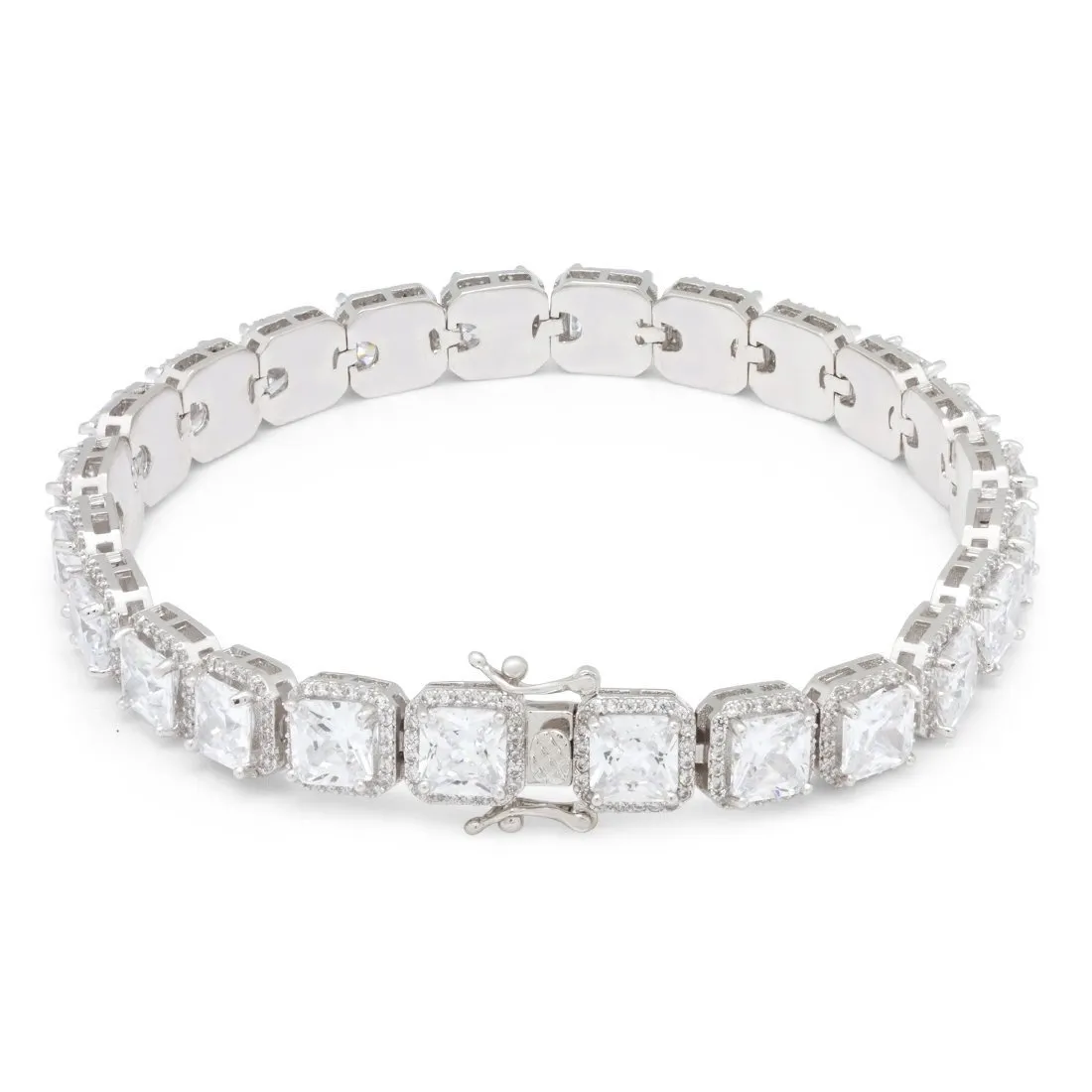 5mm Princess-Cut Tennis Bracelet sold by King Ice product image thumbnail 4