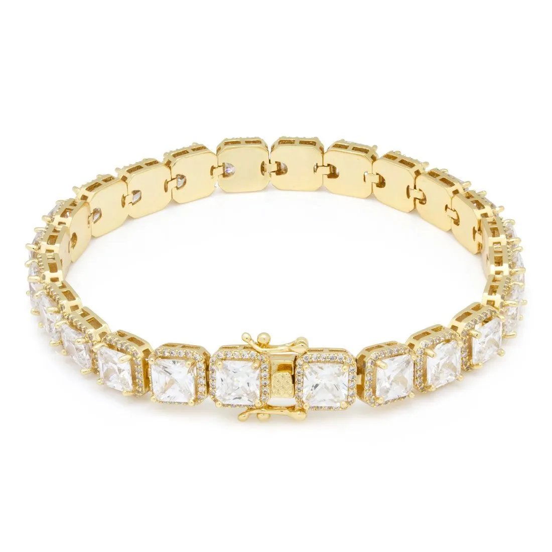 5mm Princess-Cut Tennis Bracelet sold by King Ice product image thumbnail 2