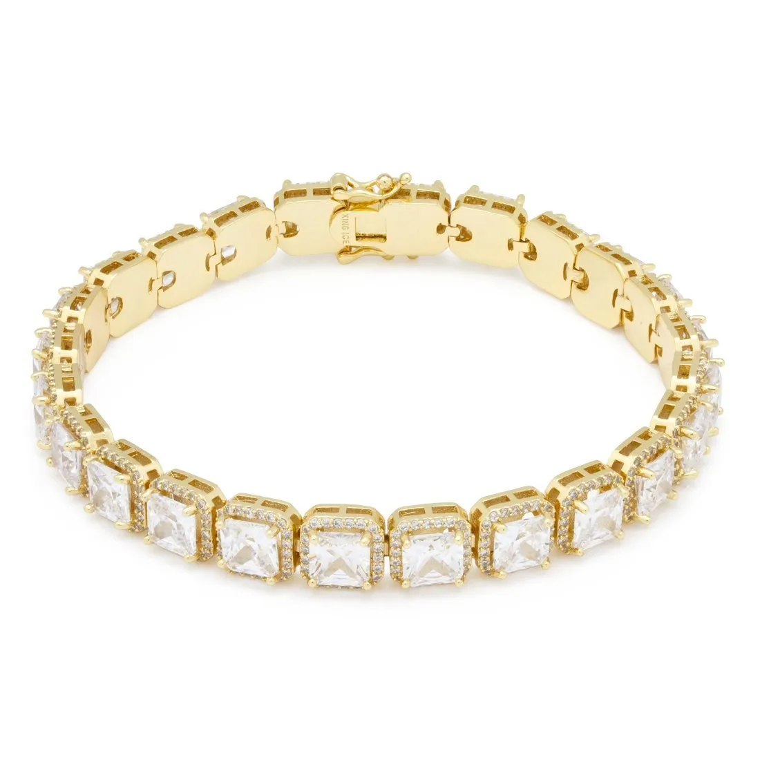 5mm Princess-Cut Tennis Bracelet sold by King Ice
