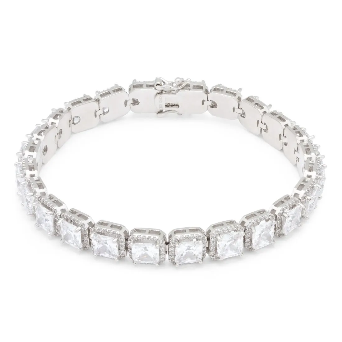 5mm Princess-Cut Tennis Bracelet sold by King Ice product image thumbnail 3