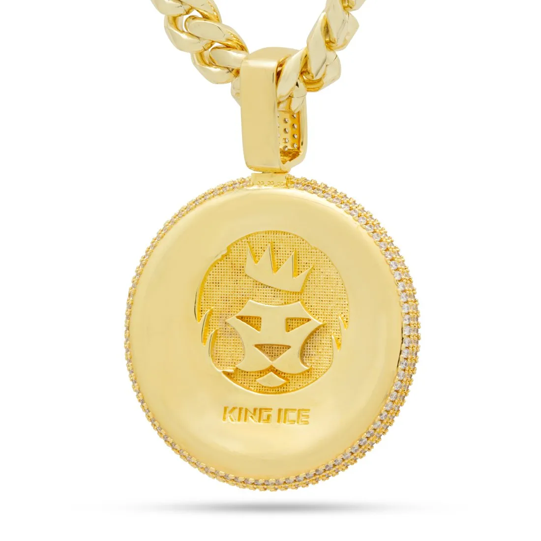 Lion Shield Necklace sold by King Ice product image thumbnail 2