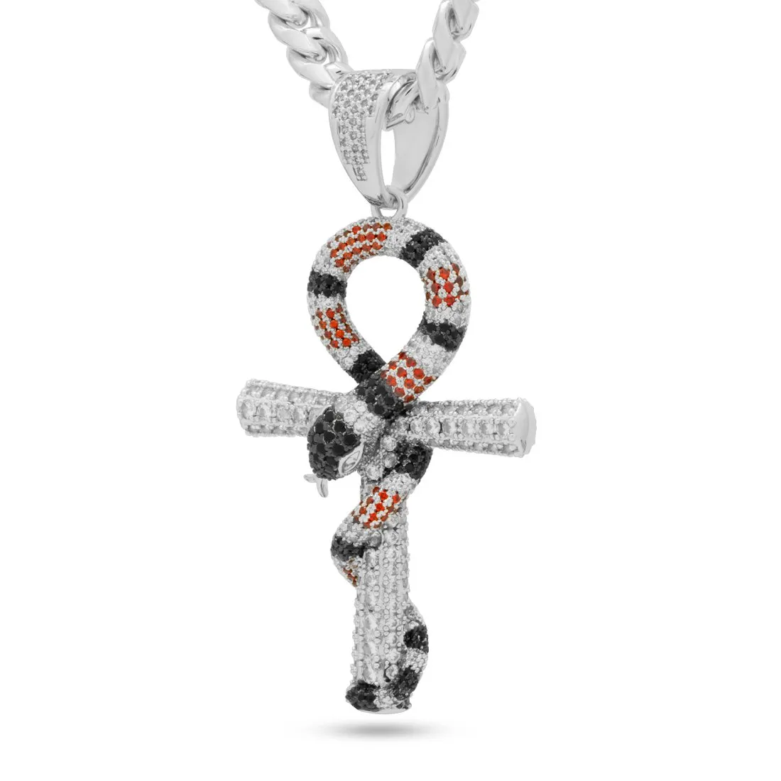 King Snake Ankh Key Necklace sold by King Ice product image thumbnail 5