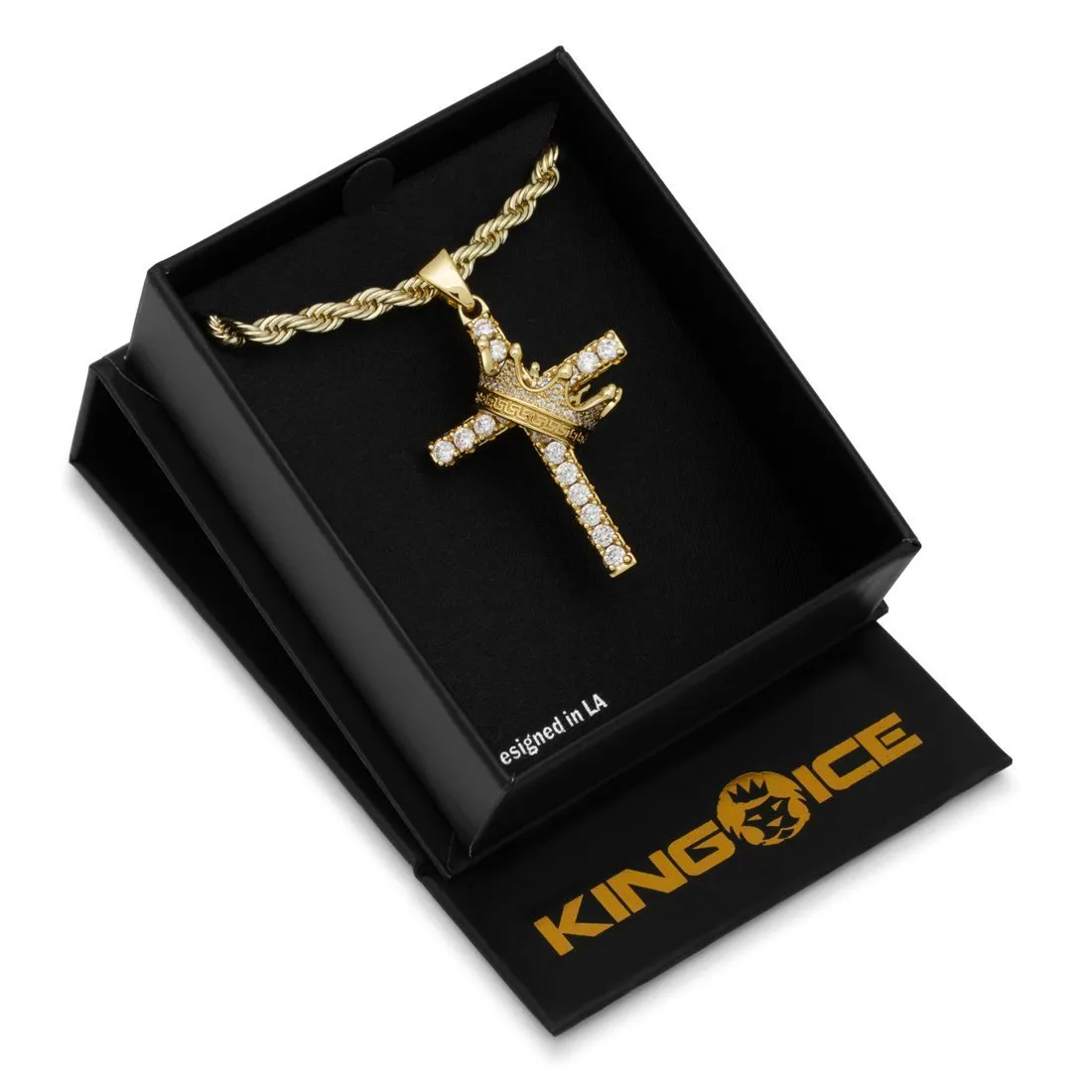 Kingdom Cross Necklace sold by King Ice product image thumbnail 5