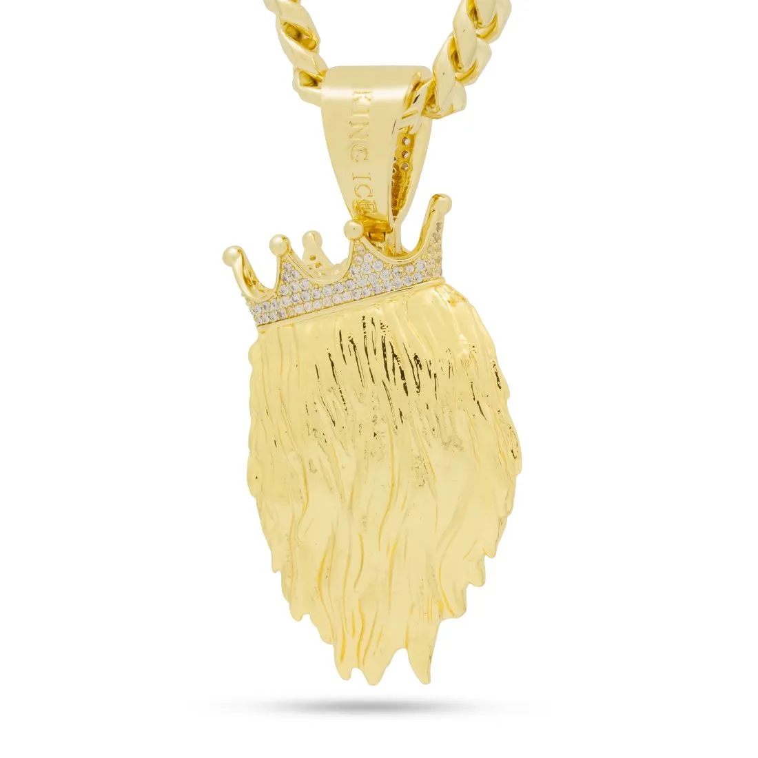3D Boss Roaring Lion Necklace sold by King Ice product image thumbnail 2