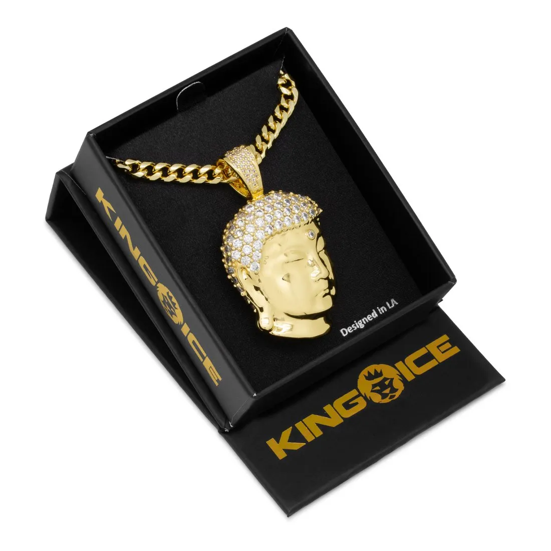 3D Boss Enlightened Buddha Necklace sold by King Ice product image thumbnail 5