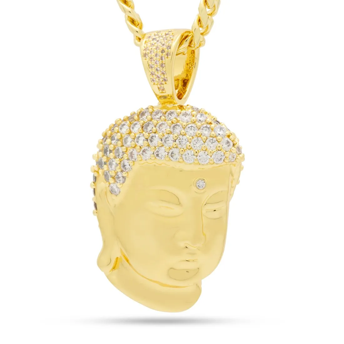 3D Boss Enlightened Buddha Necklace sold by King Ice