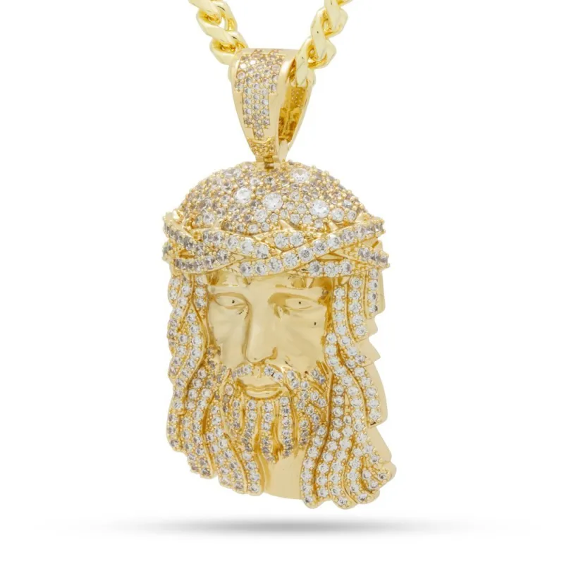 Christ Head Necklace sold by King Ice