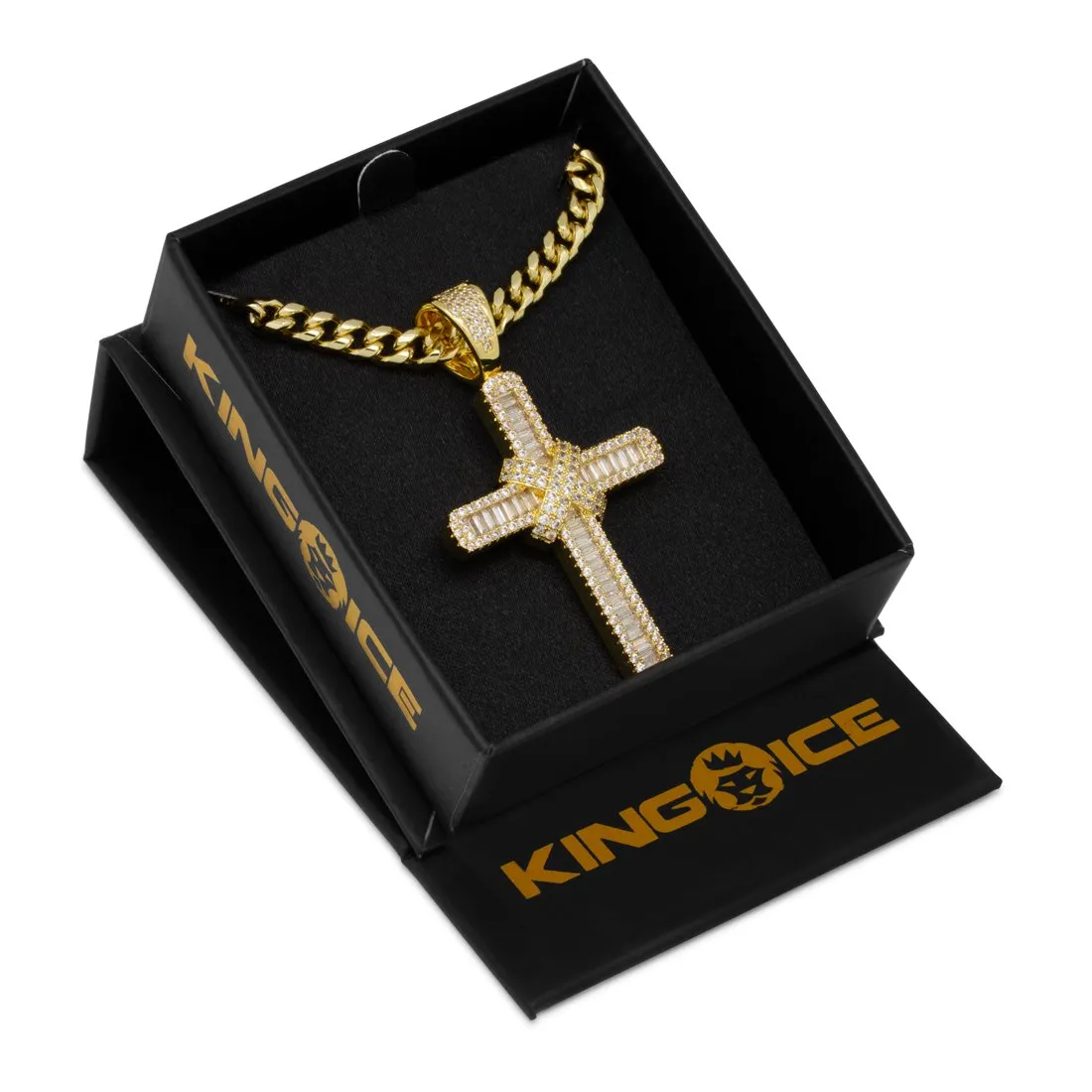 Wrapped Cross Necklace sold by King Ice product image thumbnail 4