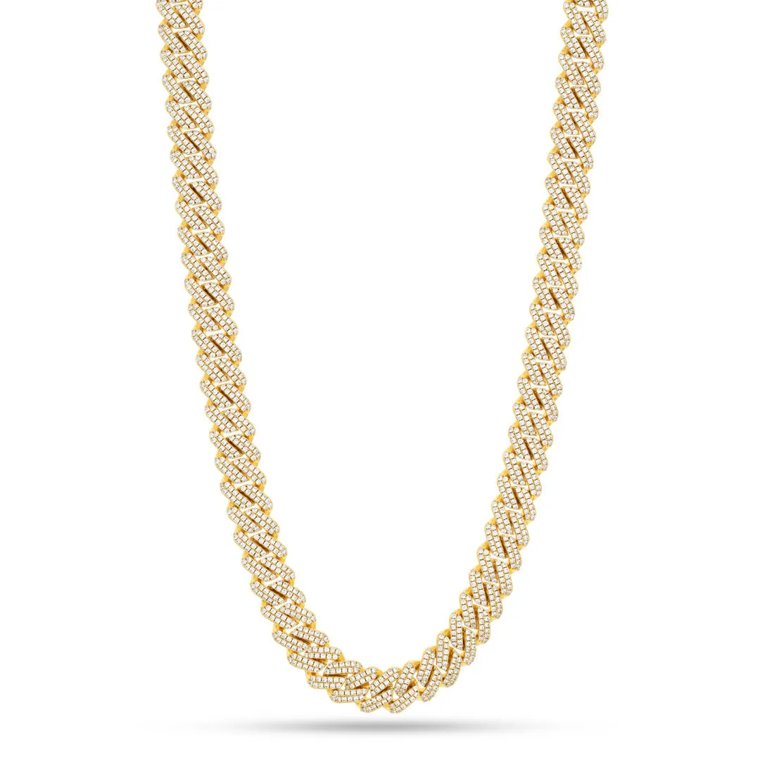 12mm Iced Diamond Cut Miami Cuban Link Chain sold by King Ice