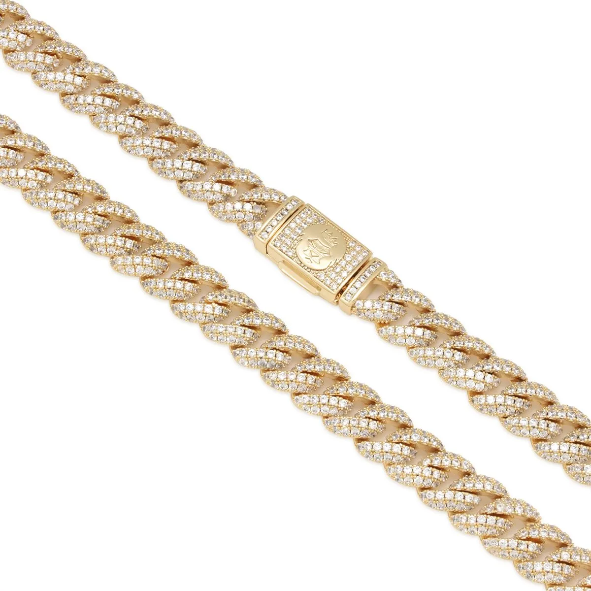 10mm Iced Miami Cuban Link Chain sold by King Ice product image thumbnail 4