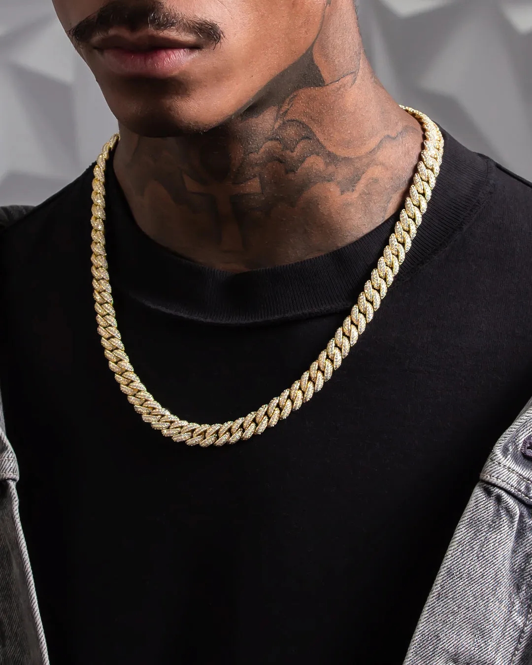 10mm Iced Miami Cuban Link Chain sold by King Ice product image thumbnail 2