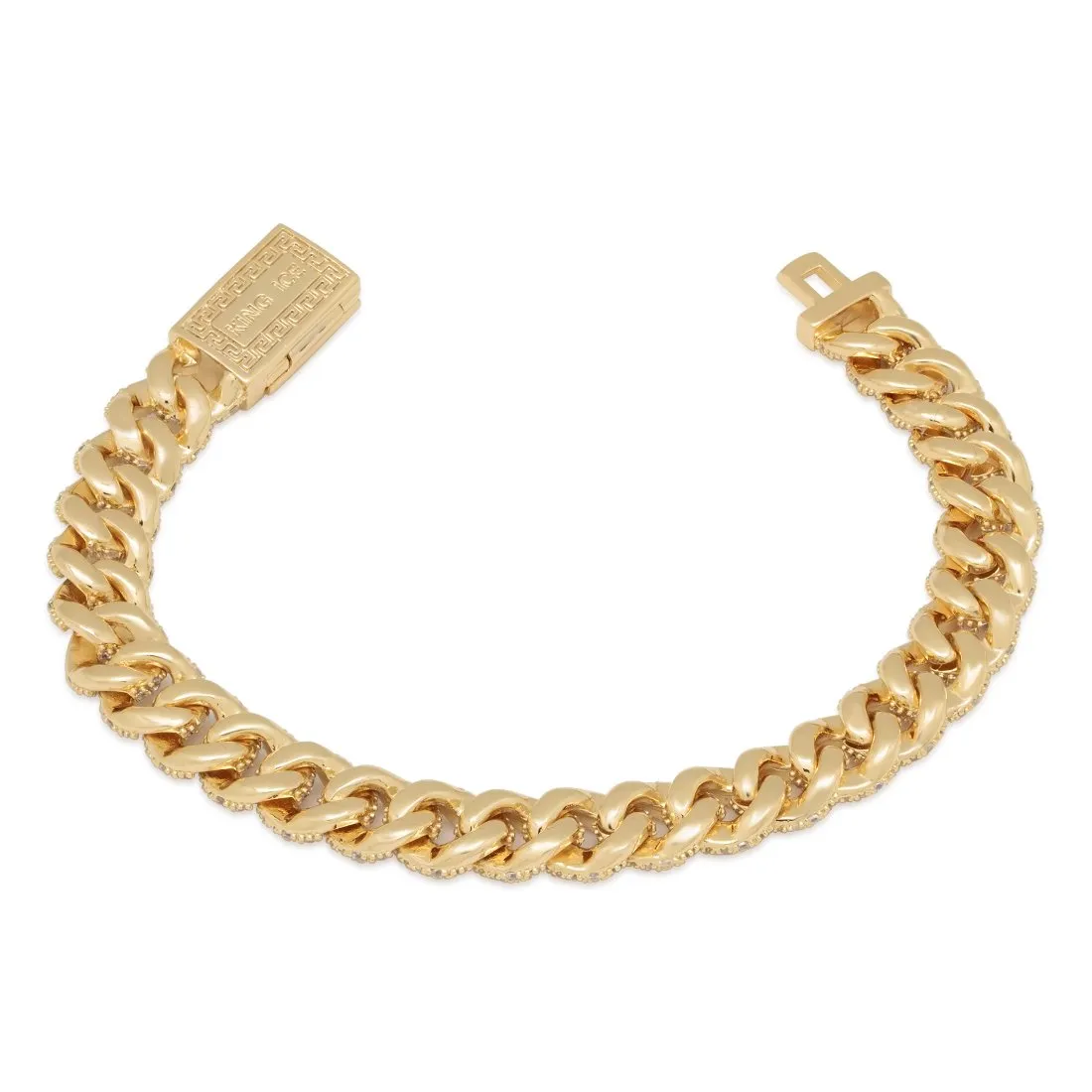 10mm Iced Miami Cuban Link Bracelet sold by King Ice product image thumbnail 2