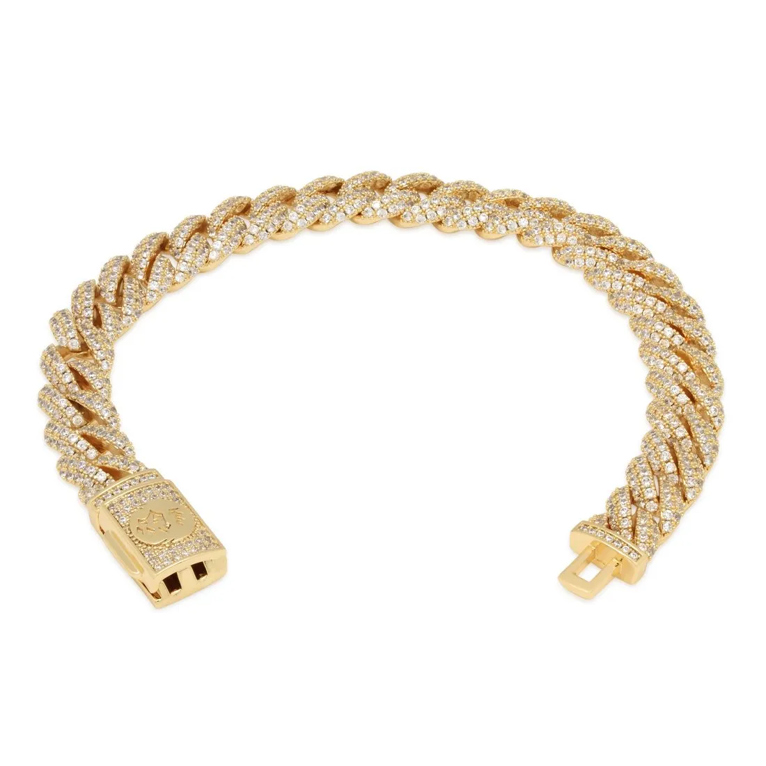 10mm Iced Miami Cuban Link Bracelet sold by King Ice product image thumbnail 3