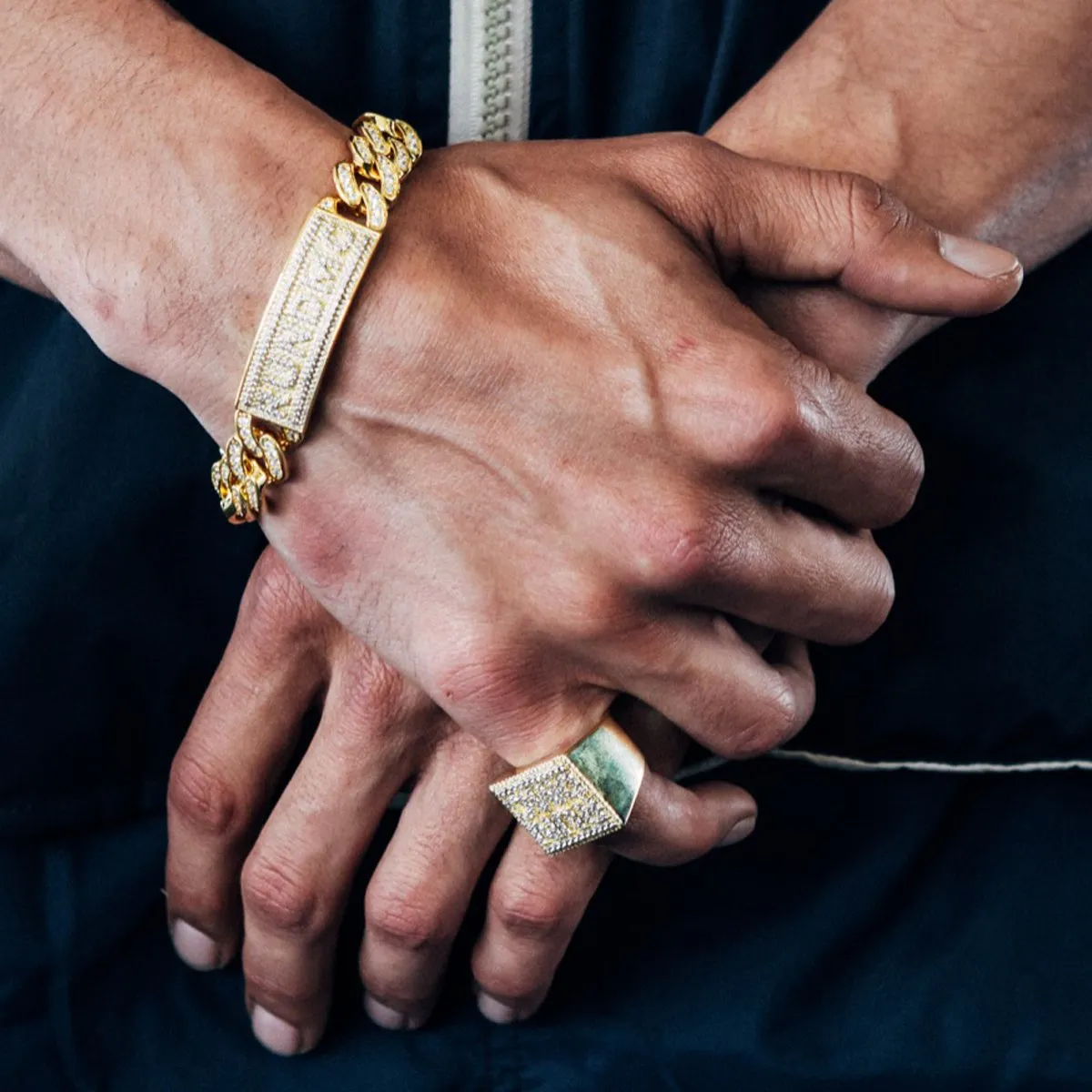 RUN DMC x King Ice - 15mm Classic Logo Bracelet sold by King Ice product image thumbnail 4