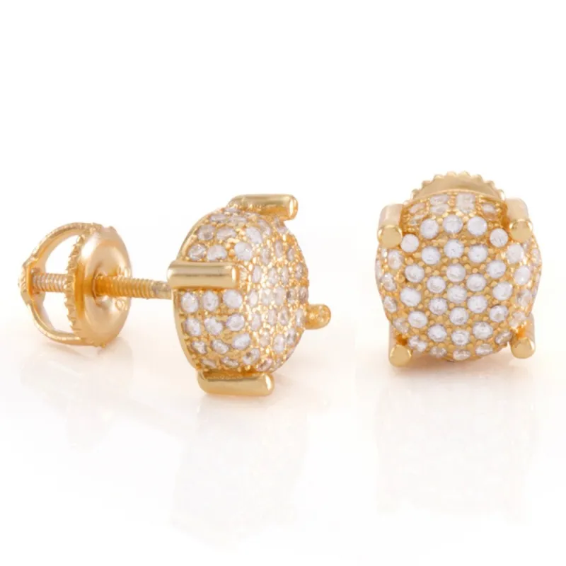 Cluster Stud Earrings sold by King Ice