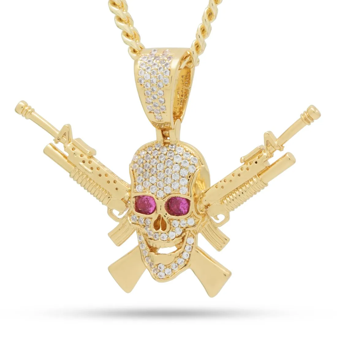 M16 Jolly Roger Necklace sold by King Ice