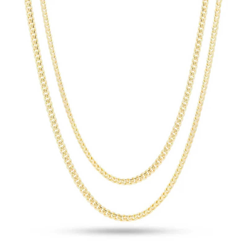 3mm Miami Cuban Link Chain Choker Set sold by King Ice