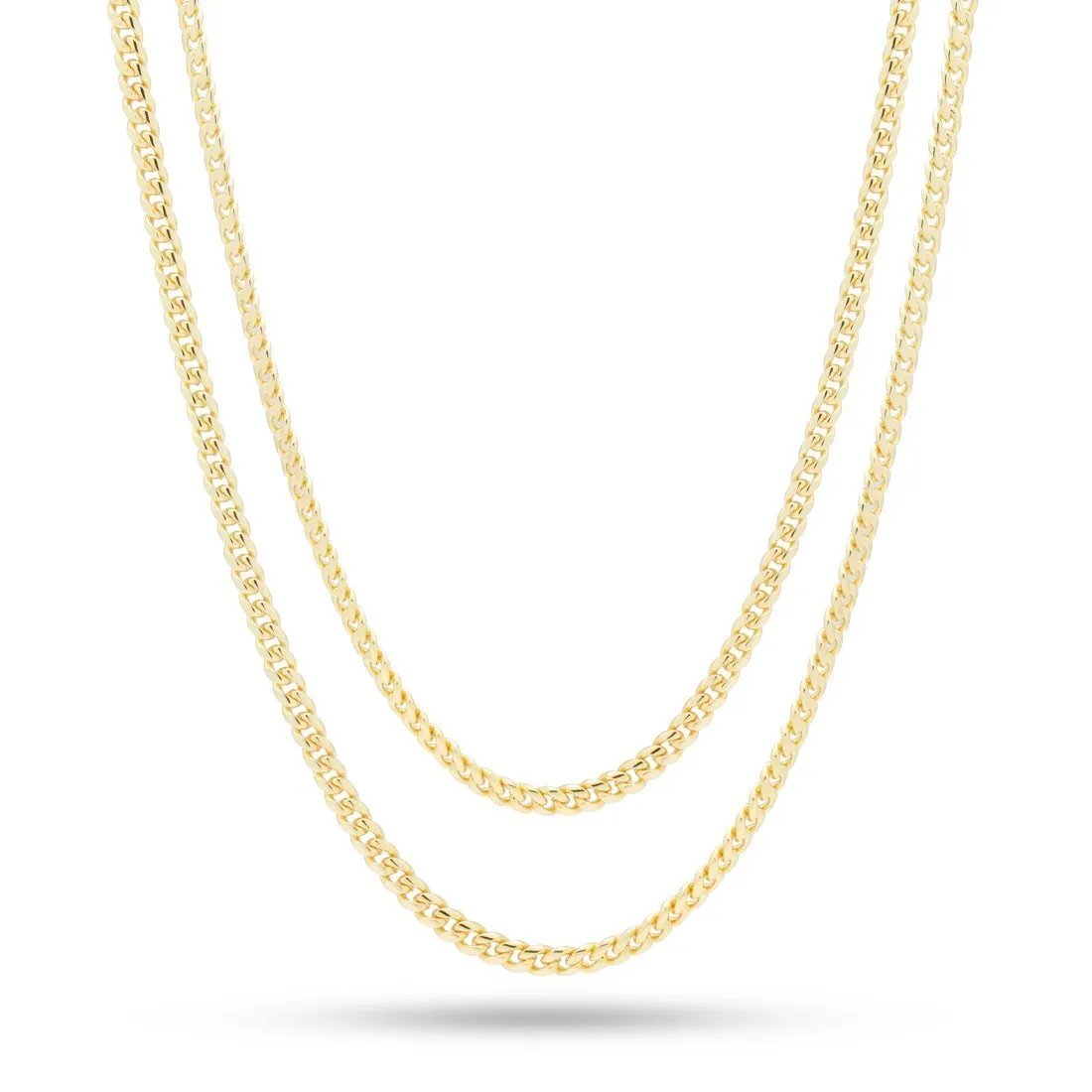 3mm Miami Cuban Link Chain Choker Set sold by King Ice