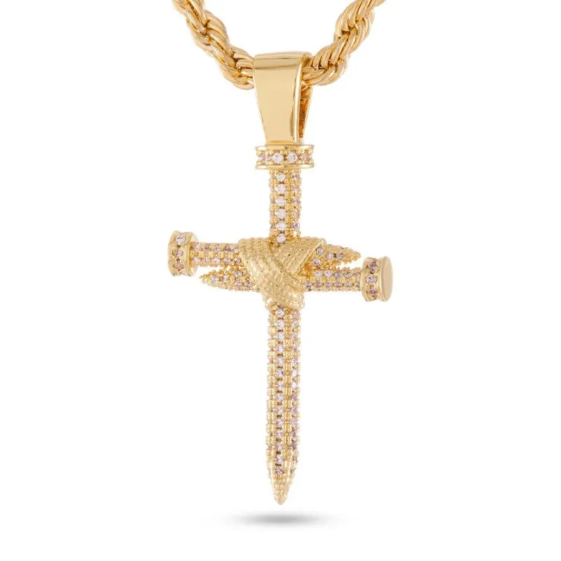 Nail Cross Necklace sold by King Ice