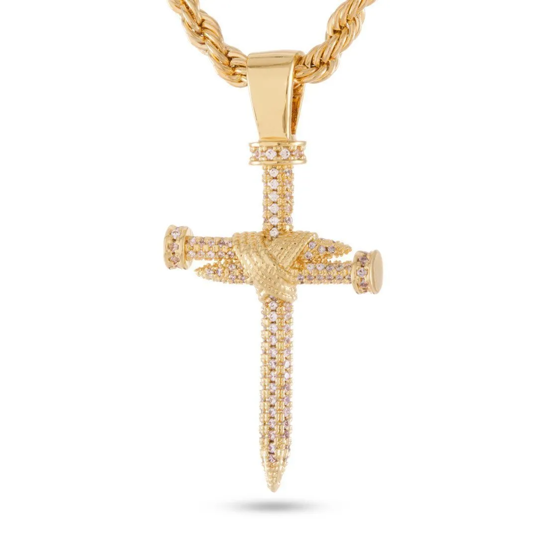 Nail Cross Necklace sold by King Ice